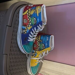 Kids size 5 Sesame Street vans